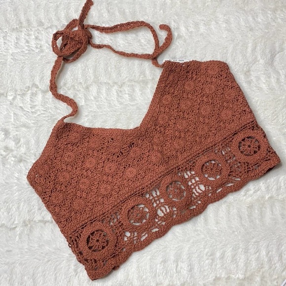 Free People Tops - Free People Sydney Crochet Bralette Medium NWT